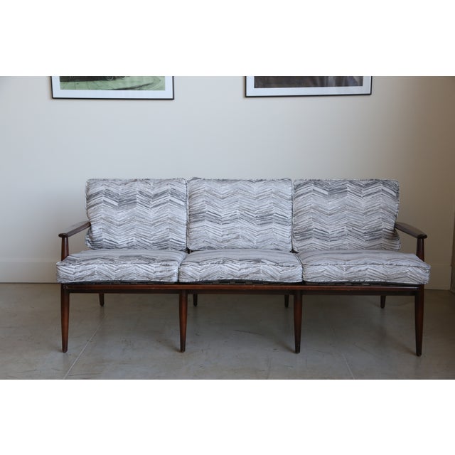 MidCentury Modern Sofa With Loose Cushions Chairish
