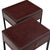 2000 - 2009 Pair of Contemporary Argentine Leather and Iron Nightstands in the Manner of Jean-Michel Frank For Sale - Image 5 of 5