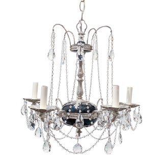 Vintage Italian Baroque Chandelier For Sale