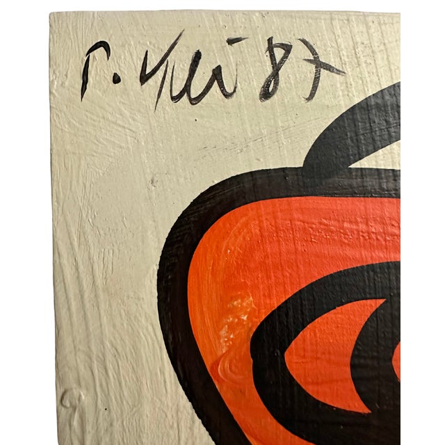 Abstract "Miro", Titled Abstract Painting by Peter Keil, 1987, Spain - Junge Wilde Collection For Sale - Image 3 of 4