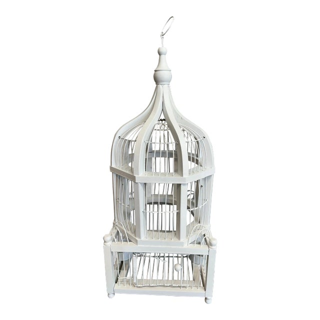 Dome White Birdcage For Sale