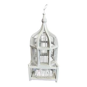 Dome White Birdcage