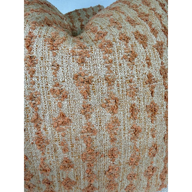 Transitional Lee Jofa "Serai" in Spice 22" Pillows-A Pair For Sale - Image 3 of 3