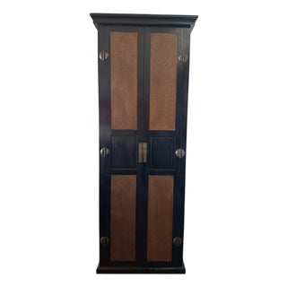 Asian Inspired Tall Cabinet For Sale