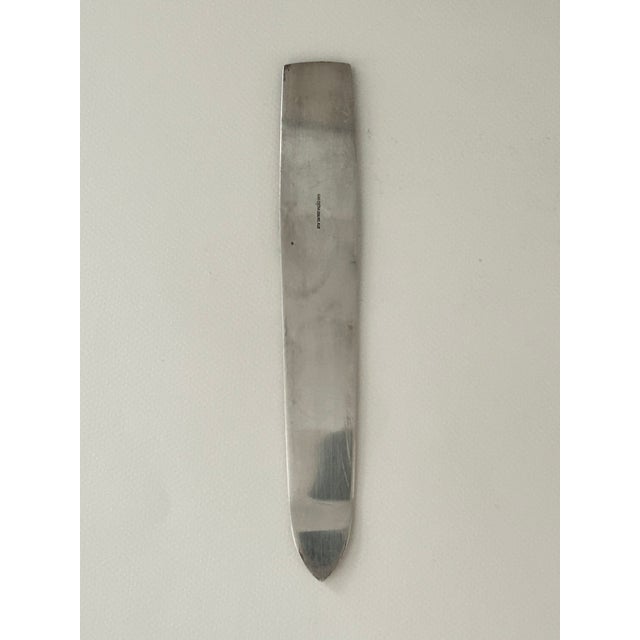 Mid-Century Swedish Nickel Silver Letter Opener by Heinz Decker for c.g. Hallberg/Gab, Circa 1960s For Sale In Washington DC - Image 6 of 8