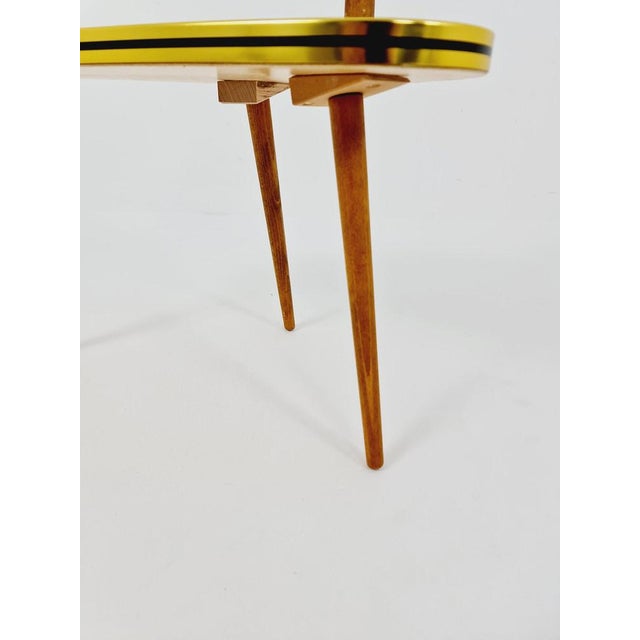 Wood Vintage German Plant Stand, 1950s For Sale - Image 7 of 10