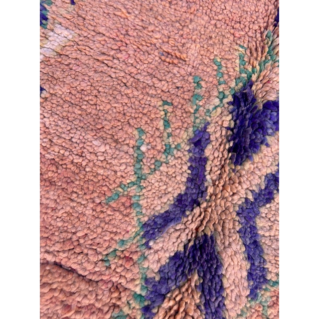 1980s Moroccan Vintage Rug - 4'3" X 8'8" Ft For Sale - Image 5 of 10