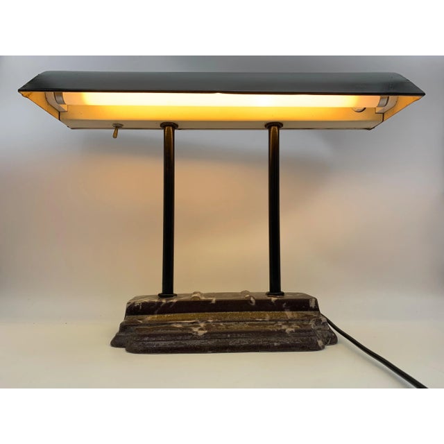 Metal Iron Table Lamp, 1930s For Sale - Image 7 of 8