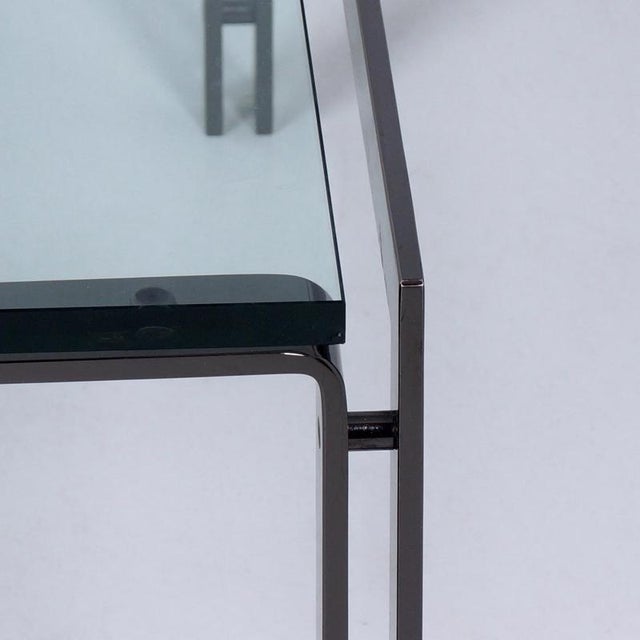 M1 Coffee Table in Bronze-Coloured Stainless Steel from Metaform, 1980s For Sale - Image 10 of 12