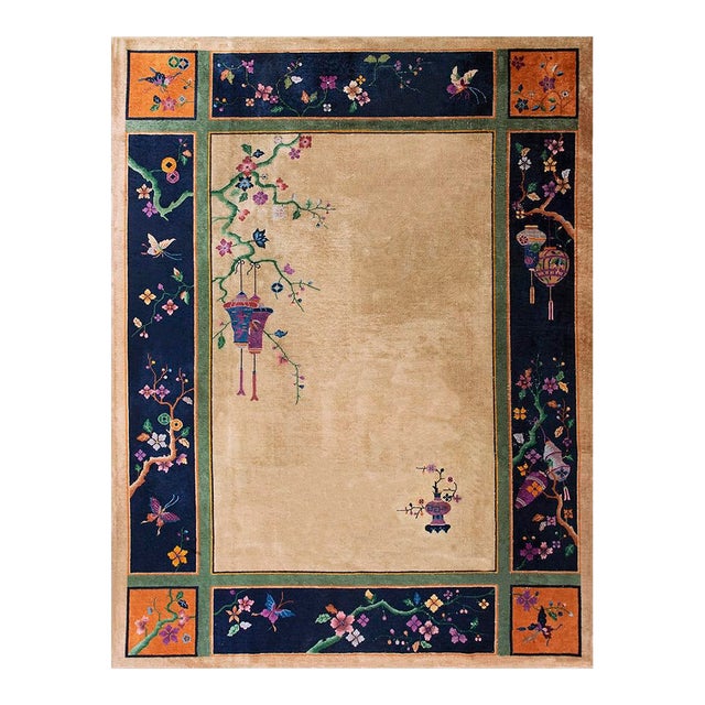 1920s Chinese Art Deco Carpet For Sale