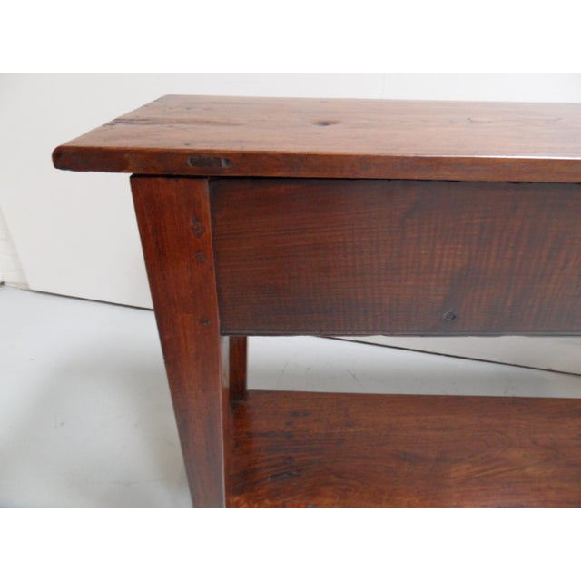 Antique Spanish Sidetable with Two Drawers, 1890s For Sale - Image 10 of 15