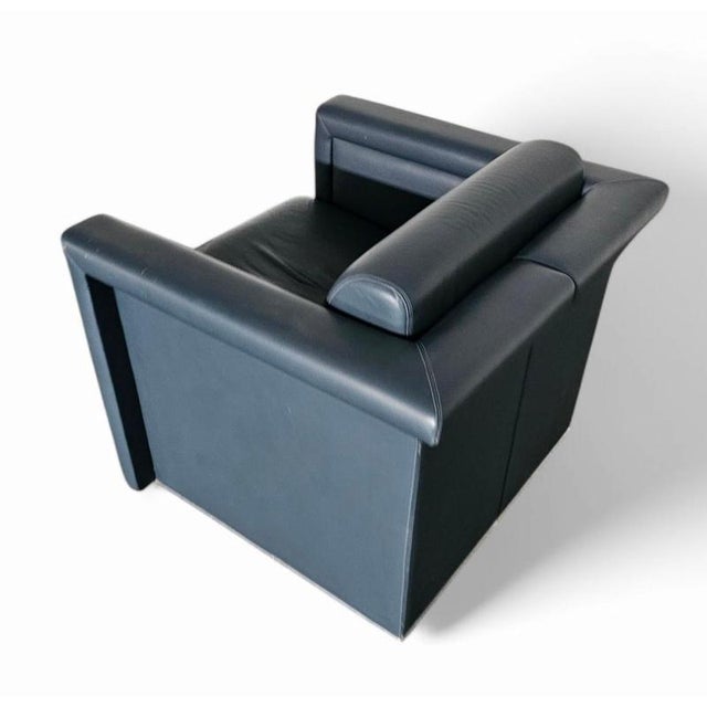 Leather Chairs by Trix and Robert Haussmann for Knoll, Set of 2 For Sale - Image 9 of 18