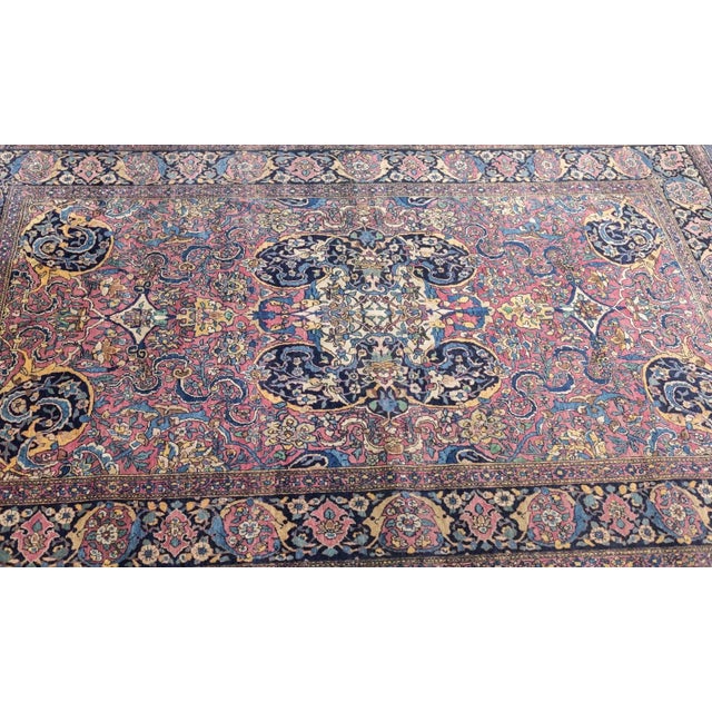 Antique Tehran Rug 4'8'' x 6'10'' For Sale In New York - Image 6 of 12