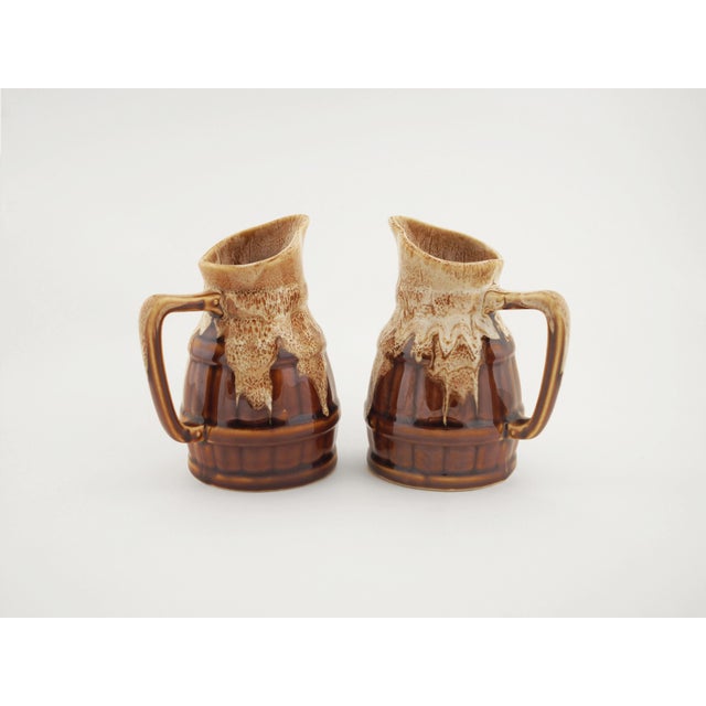 The set of creamers was made in the 1970s, Danish production. Made of ceramic in brown and beige. It is a perfect...