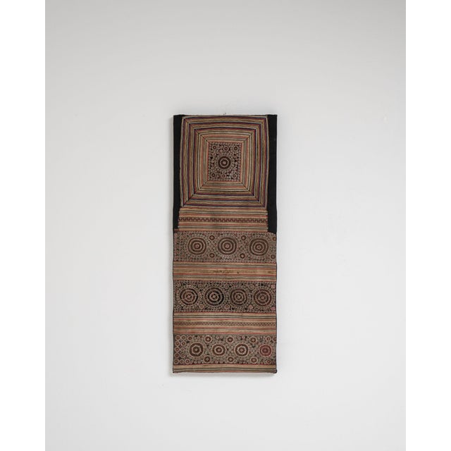 Textile Early 20th Century China Tan Textile Wall Hanging For Sale - Image 7 of 15