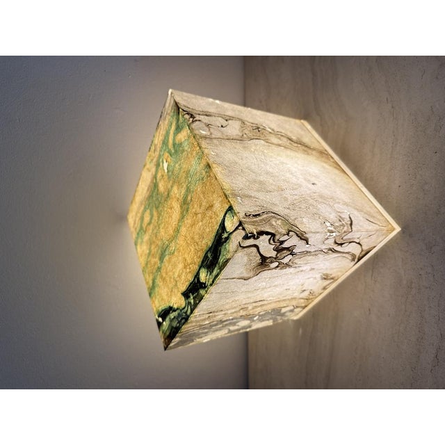 1970s Mid-Century Modern Cube Table Lamp, 1970s For Sale - Image 5 of 18