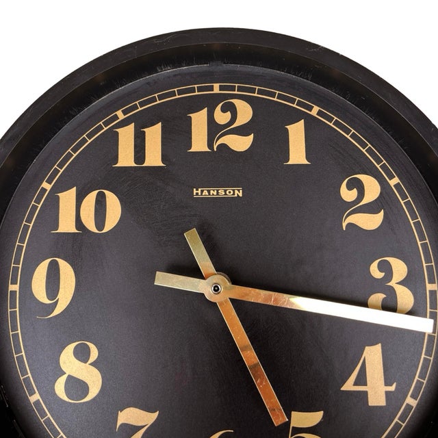 Designer Wall Clock, Hanson Ireland, 1990s. For Sale - Image 11 of 12
