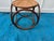 Vintage Thonet Style Bentwood and Cane Ottoman For Sale - Image 4 of 7
