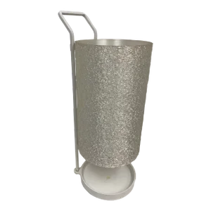 1970s German Umbrella Stand Powder Coated and Resin