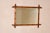 Late 19th century faux bamboo framed mirror from France. The frame is made from cherry and is hand turned to resemble...