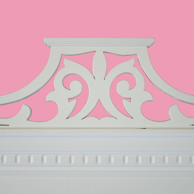 MCM Ornamental White Cabinet For Sale - Image 4 of 6