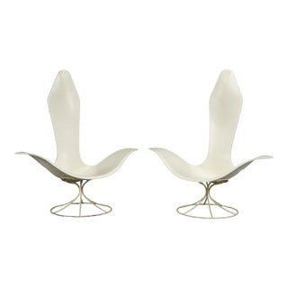 Tulip Chairs by Erwine and Estelle Laverne for Laverne International - A Pair For Sale