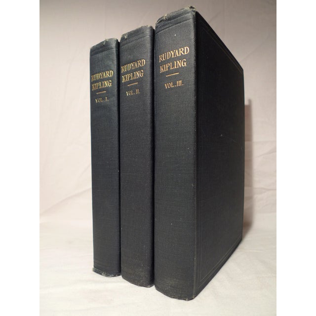 Early 20th Century Illustrated Volume Set, Selected Works of Rudyard Kipling - 3 Books For Sale - Image 9 of 9