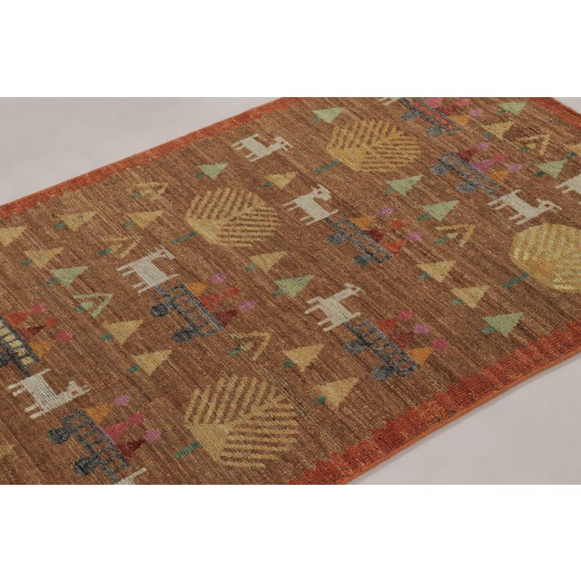 Hand-knotted in an especially soft, intricate blend of Ghazni wool, this 3x5 rug is an evocative new addition to Rug &...