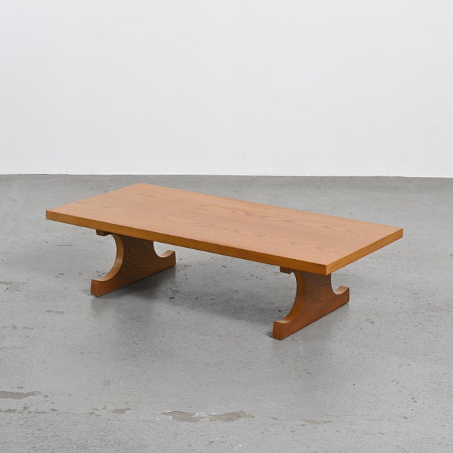 Wood Fumi Table by Isamu Kenmochi, 1960s For Sale - Image 7 of 11