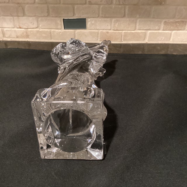 Vintage Lead Crystal Angel For Sale - Image 6 of 6