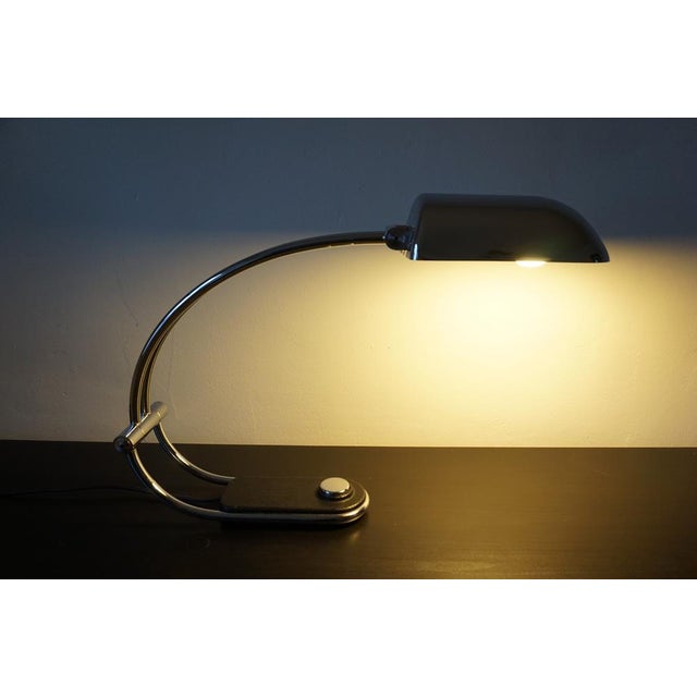Vintage Chrome Table Lamp by Egon Hillebrand for Hillebrand Lighting, 1970s For Sale - Image 15 of 18
