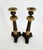 19th C French Charles X Gilt & Patinated Bronze Candlesticks - A Pair For Sale - Image 11 of 14