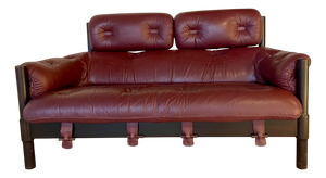 Brutalist Sofa in the style of Percival Lafer