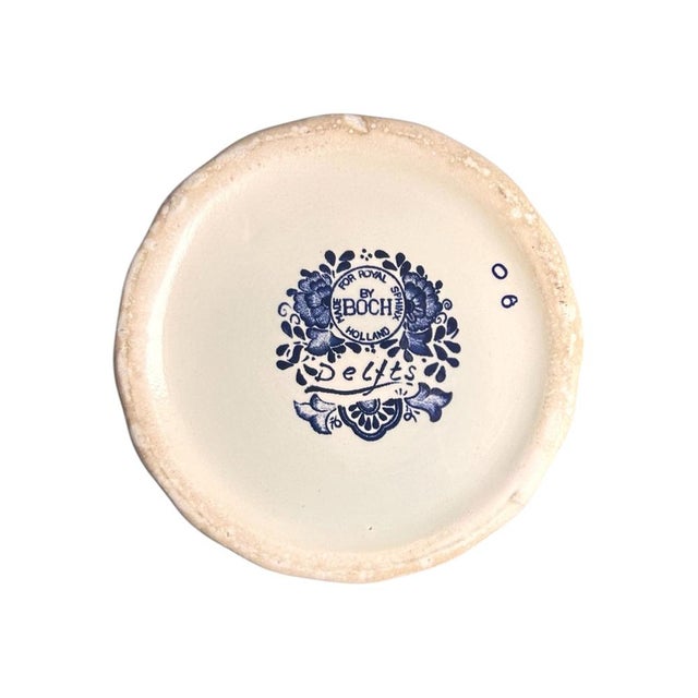 Blue Large Royal Sphinx Blue Garniture Set by Boch Delft, 20th Century, Set of 3 For Sale - Image 8 of 18