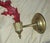 19th Century French Art Nouveau Red Art Glass/ Crystal Gilt Bronze Candle Wall Sconces Attrib. Baccarat True Left and Right Form For Sale - Image 13 of 18