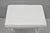 Contemporary Modern Lucite Acrylic X-Form White Vanity Bench Stool Seat For Sale - Image 4 of 15