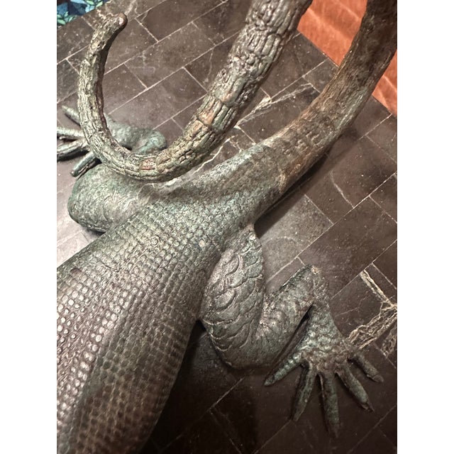 Maitland Smith Lizard Stone Cigar Box For Sale - Image 14 of 15