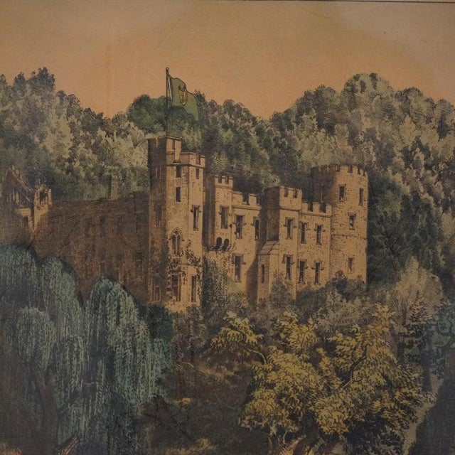 19th Century Antique Currier & Ives Print - The Meeting of the Waters 19thC For Sale - Image 5 of 16