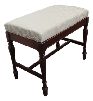 1940s Vanity Stool Bench Ottoman 6374a
