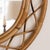 1960s Italian Wavy Rattan Circular Mirror For Sale - Image 9 of 10
