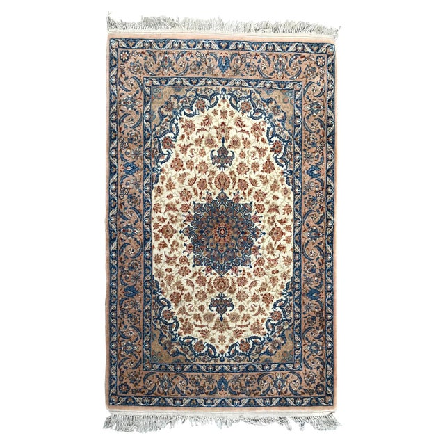 Vintage Ispahan Rug For Sale - Image 12 of 12
