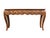 Early 21st Century Bernhardt Furniture Walnut Finished Italian Rococo Baroque Revival 60" Console Table W. Granite Top 423-911 For Sale - Image 5 of 9