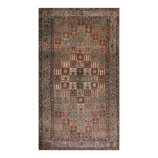 Early 20th Century Persian Bakhtiari Garden Carpet For Sale