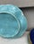 Late 19th Century French Majolica Oyster Aqua Turquoise Plate Sarreguemines, Circa 1870 For Sale - Image 5 of 5