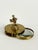 Vintage Brass Magnifying Glass Paper Weight For Sale - Image 4 of 11