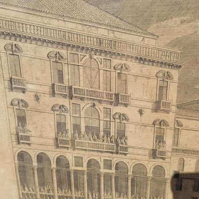 Views of Venice, Engravings, 18th-19th Century, Framed, Set of 6 For Sale - Image 16 of 18