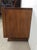 1970s Mid Century Modern Two Drawer Nightstand With Unique Brass Hardware For Sale - Image 5 of 16