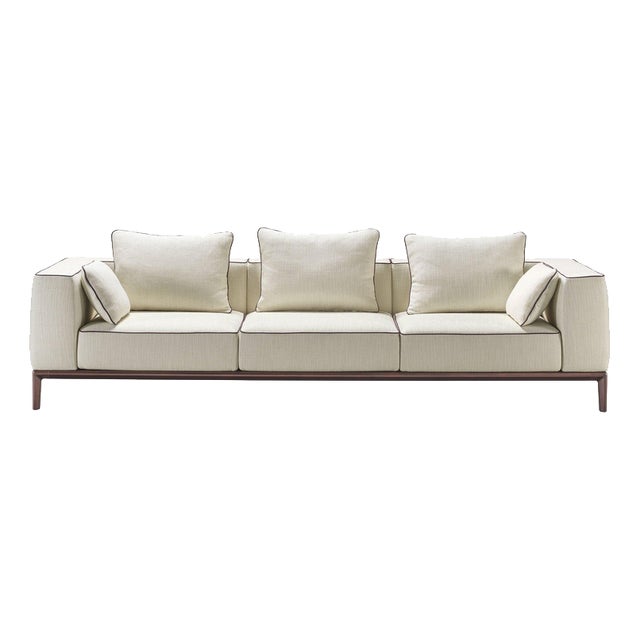 Milo White Sofa by Stefano Giovannoni For Sale