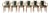 Vintage Armchairs by Josef Hoffmann for Ton, 1920s, Set of 6 For Sale