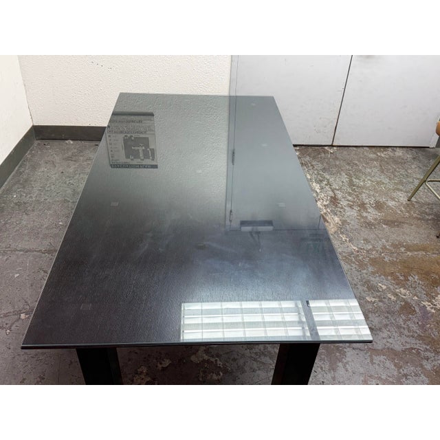 2010s Conde House Ohashi Table + Granite Inlay + Glass Top For Sale - Image 5 of 12
